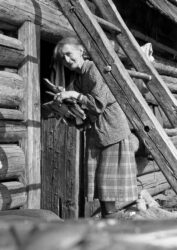 Sierpień'73. Babka strzeże domowego ogniska.