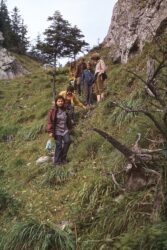 Wrzesień'73. Schodzimy z Filipczańskiego do Doliny Filipki.