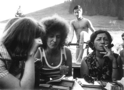 Sierpień'73. Po grysiku Mańcia, Ewa, Jaś Carlson, Marysia