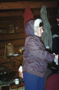 Grudzień'71. Basia jako króliczek.